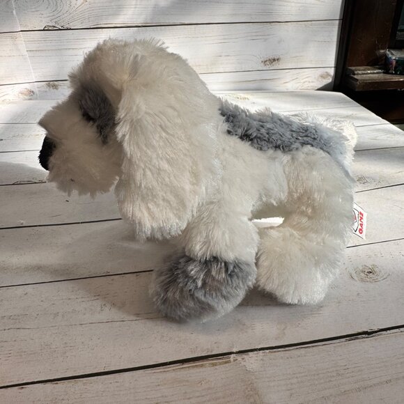 Ganz HM430 Misty Puppy Plush Gray White Dog 8" Stuffed Animal Toy Soft Cuddly - Picture 6 of 14